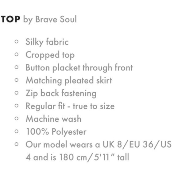 ASOS Brave Soul Hawaii Tropcial 2 Piece Skirt Tank - Picture 5 of 8